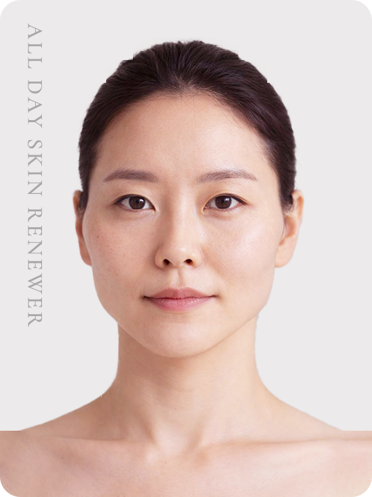 피부 컨디션 회복을 표현한 모델 이미지